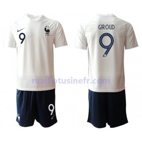 Maillot de Foot France Olivier Giroud 9 Extérieur UEFA EURO 2020 - Enfant